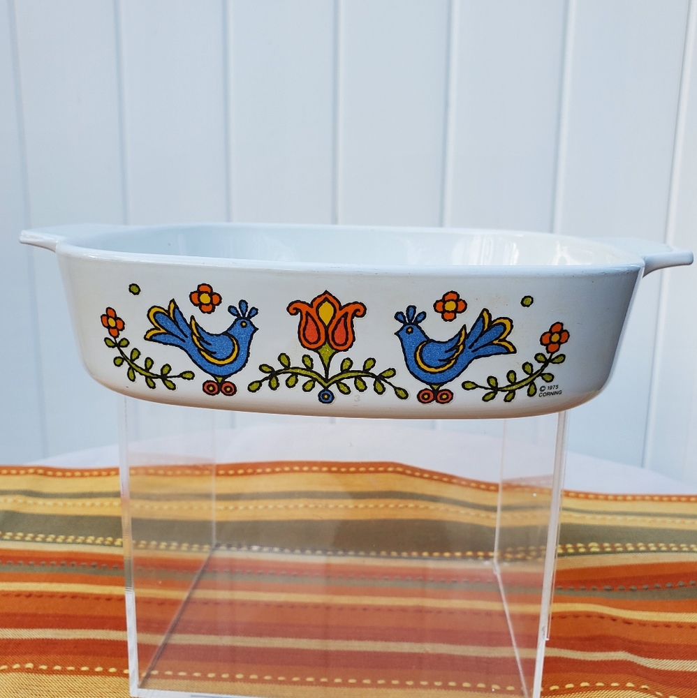 Corning Ware 8x8 Country Festival Casserole 1975